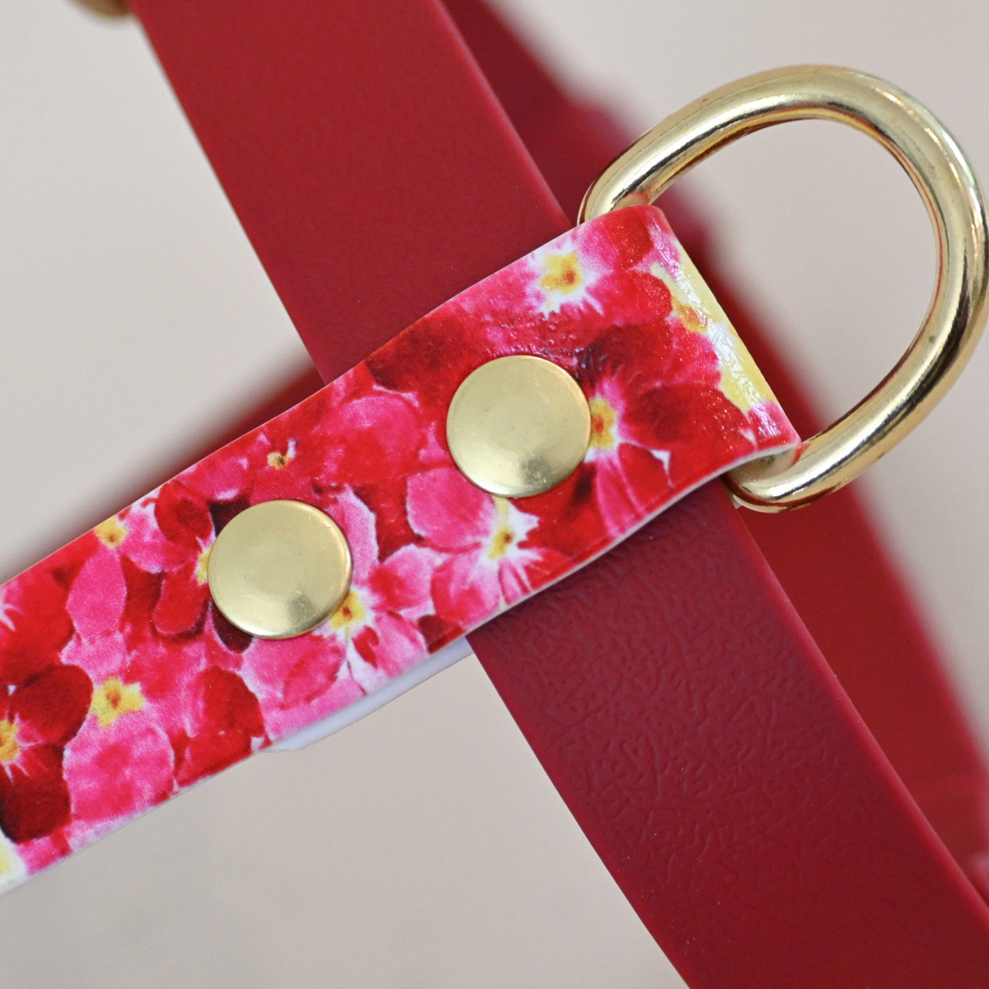 Harnais pour chien "The Bloom édition" - Bordeaux