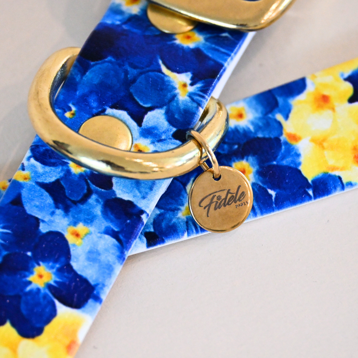 Laisse pour chien "The Bloom édition" - Bleu