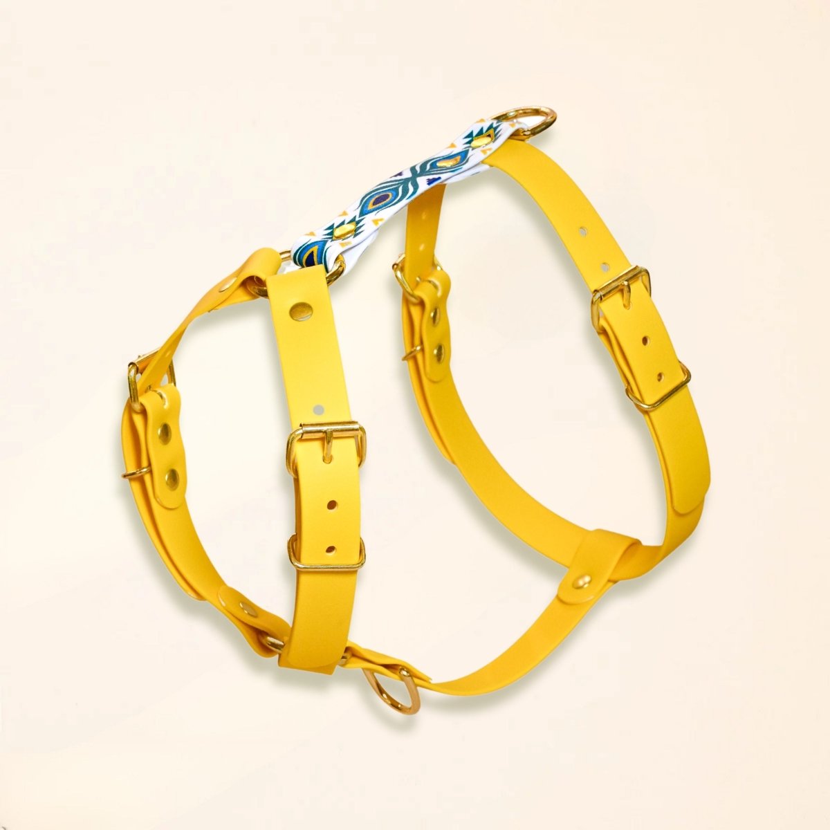 Harnais pour chien - "Tulum" - Jaune - Fidèle Paris
