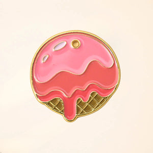 Médaille pour chien - Ice Cream - Rose