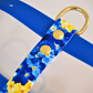 Harnais pour chien "The Bloom édition" - Bleu
