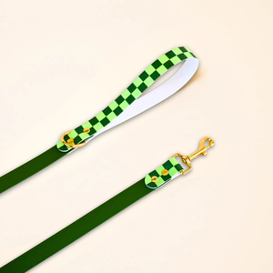 Laisse pour chien "Damier" - Vert
