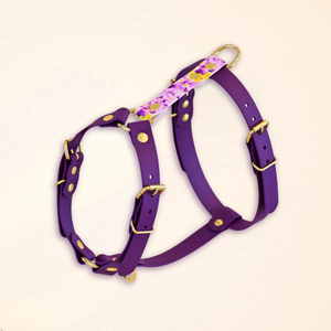 Harnais pour chien "The Bloom édition" - Violet