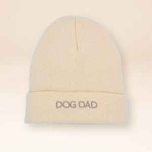 Bonnet "DOG DAD" - Beige