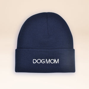 Bonnet "DOG MOM" - Marine