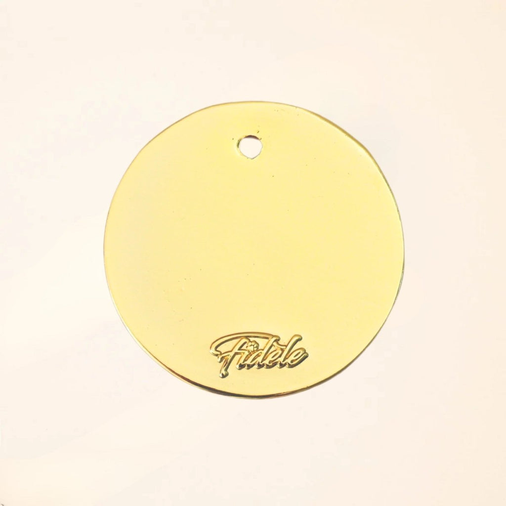 Médaille pour chien - Star du quartier - Noir - Fidèle Paris