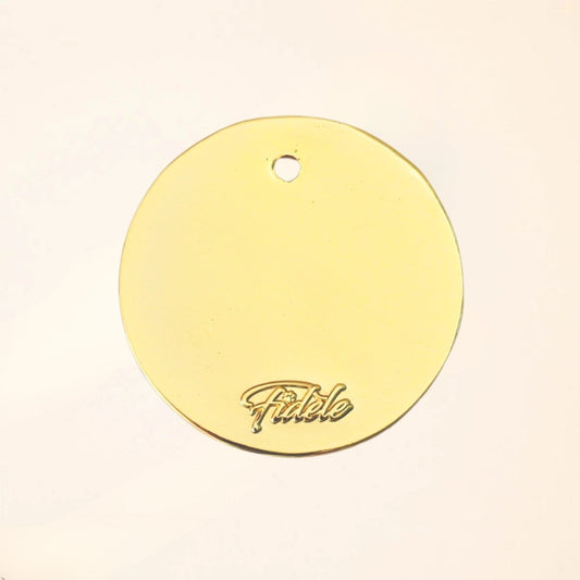 Médaille pour chien - Star du quartier - Noir - Fidèle Paris